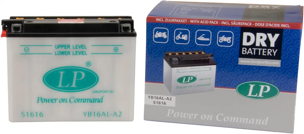 Authentiek LANDPORT - LB16AL-A2 51616 DRY - Batteries - COMBIPACK EU2019/1148